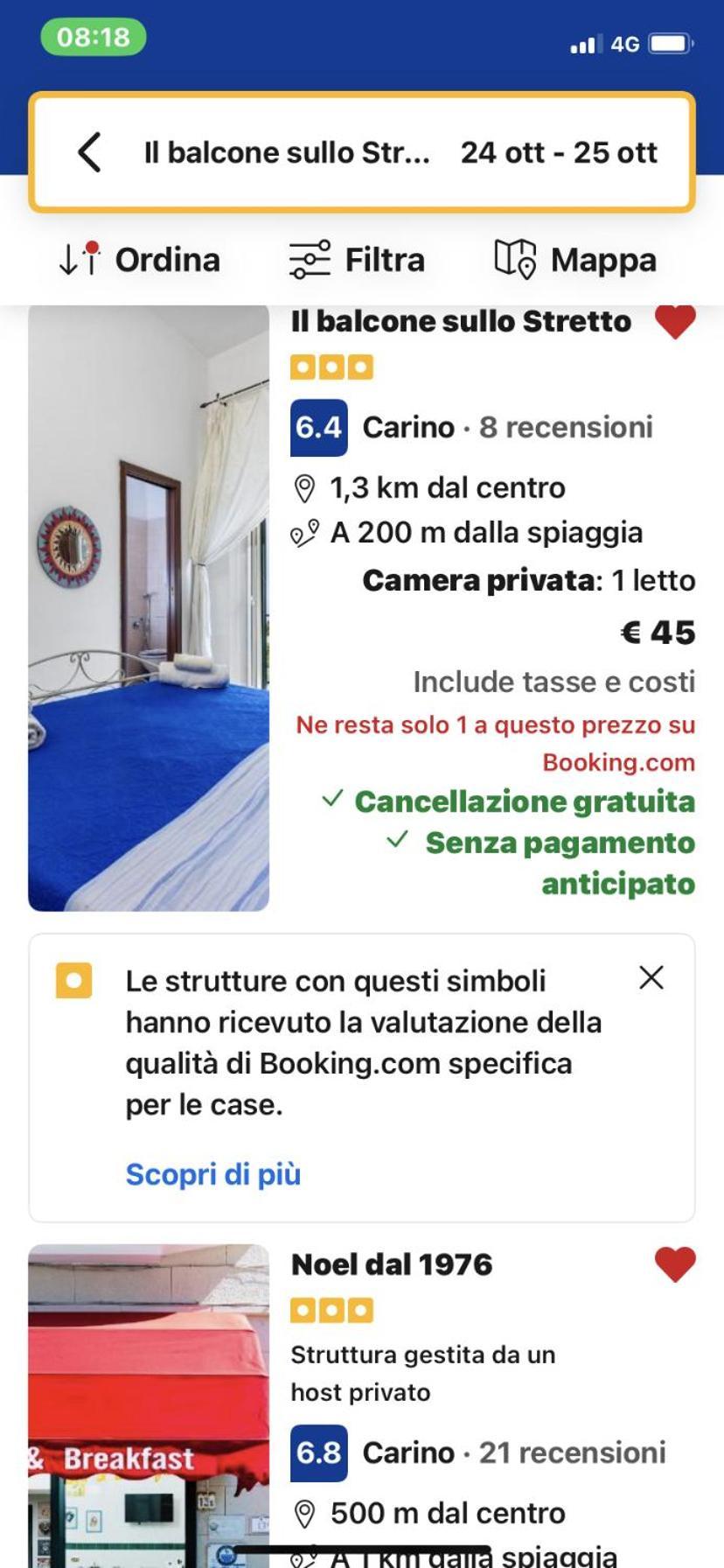 Bed and Breakfast Il Balcone Sullo Stretto Реджо-ди-Калабрия Экстерьер фото